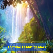 fortune rabbit ganhos