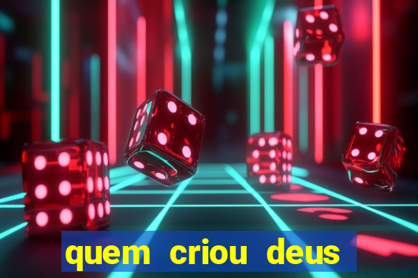 quem criou deus segundo o espiritismo