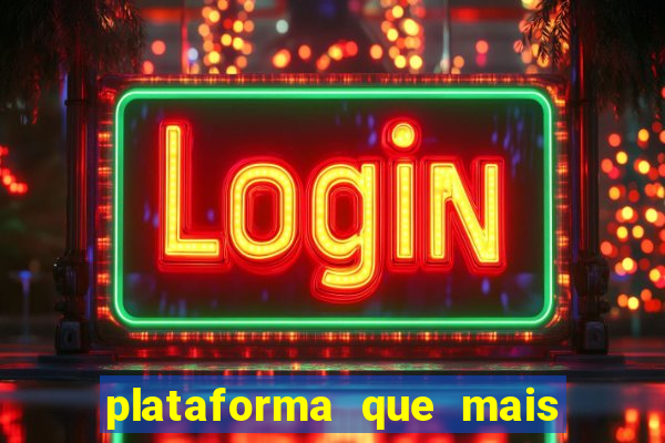 plataforma que mais paga no fortune tiger