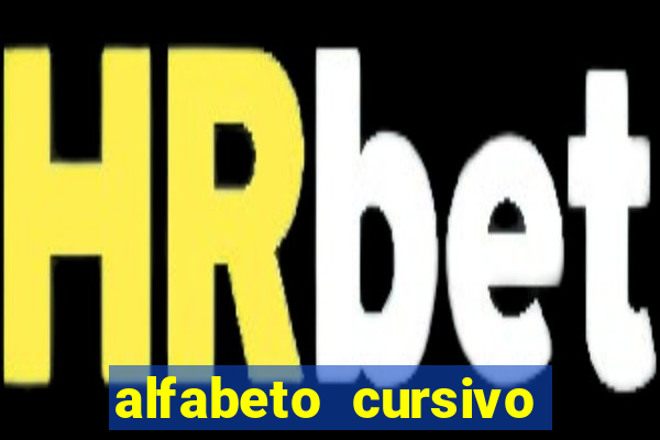 alfabeto cursivo pontilhado para imprimir pdf