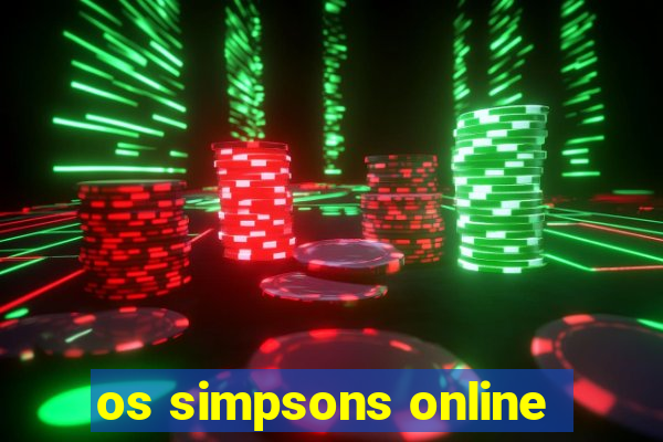 os simpsons online