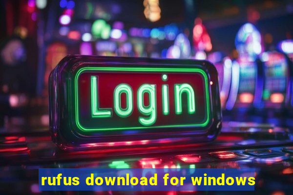 rufus download for windows