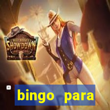 bingo para despedida de solteira para imprimir