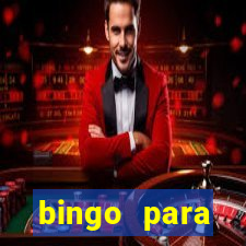 bingo para despedida de solteira para imprimir