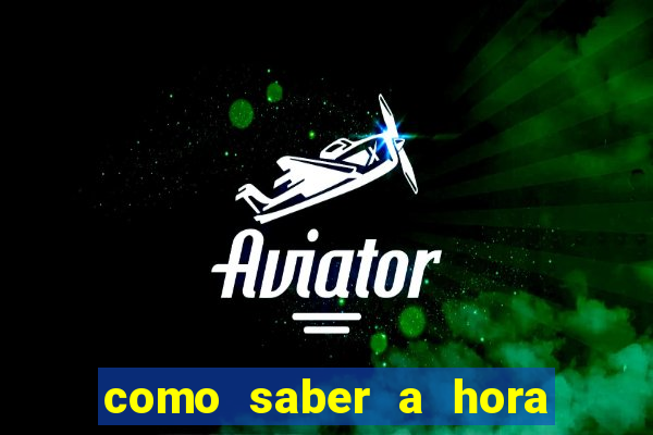 como saber a hora certa de apostar no aviator