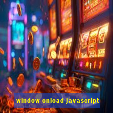 window onload javascript
