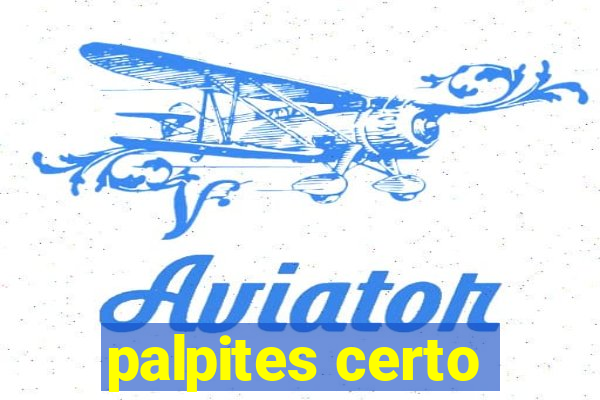 palpites certo