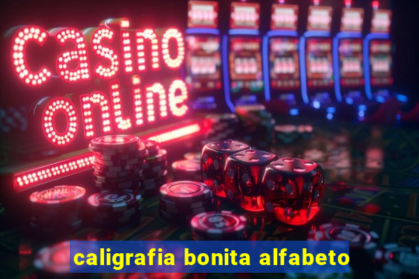 caligrafia bonita alfabeto