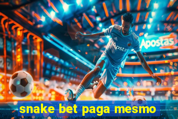 snake bet paga mesmo