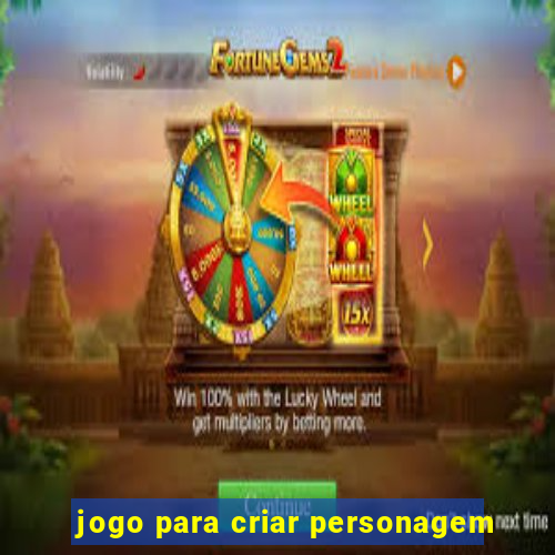 jogo para criar personagem