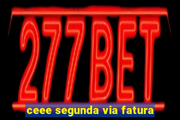ceee segunda via fatura