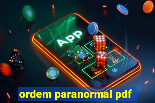 ordem paranormal pdf
