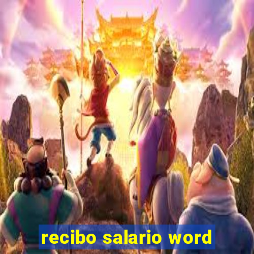 recibo salario word