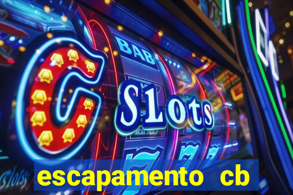 escapamento cb twister 250