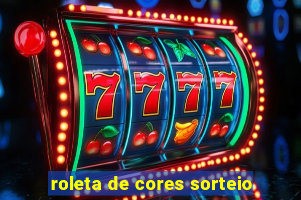 roleta de cores sorteio