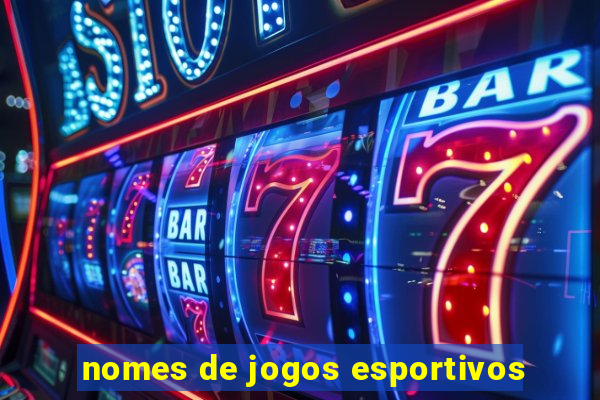 nomes de jogos esportivos