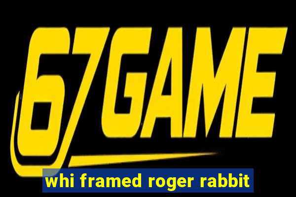whi framed roger rabbit