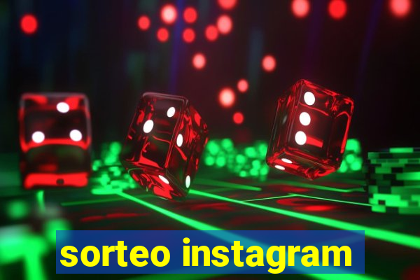 sorteo instagram