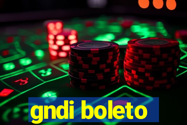 gndi boleto