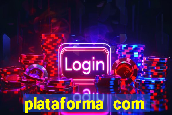 plataforma com chuva de dinheiro