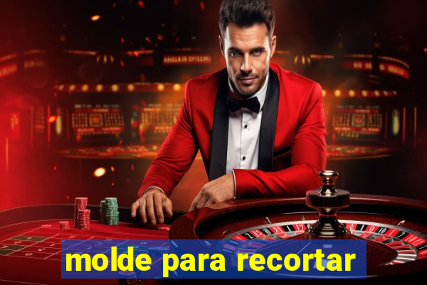 molde para recortar