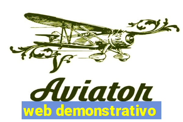 web demonstrativo