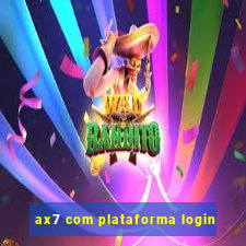 ax7 com plataforma login