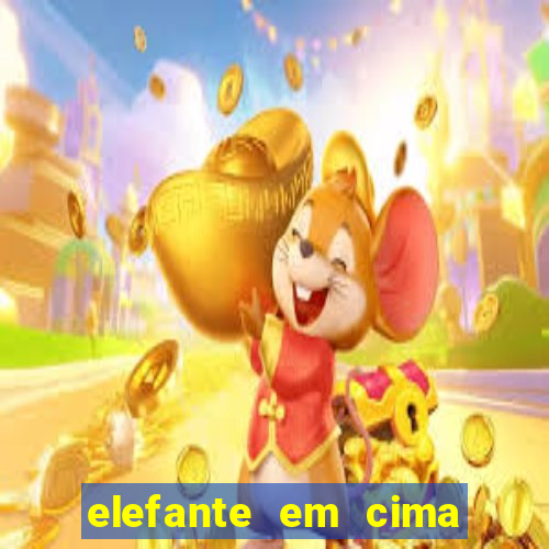 elefante em cima da arvore botafogo