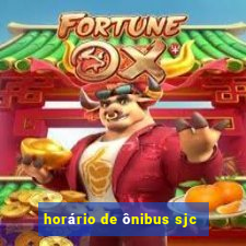 horário de ônibus sjc