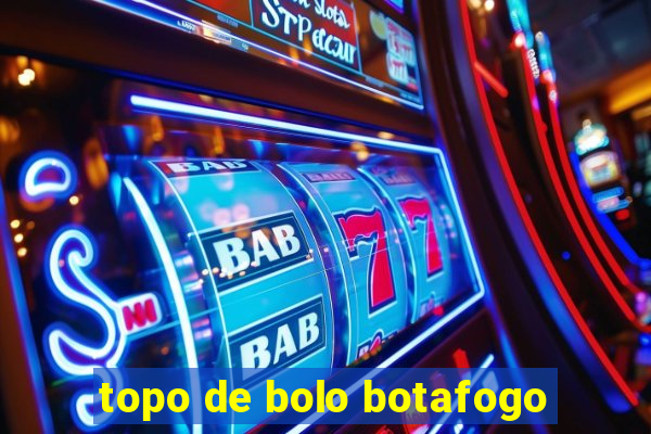 topo de bolo botafogo