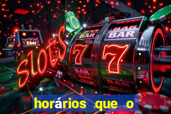 horários que o fortune dragon paga