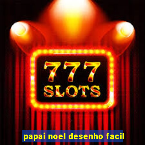 papai noel desenho facil
