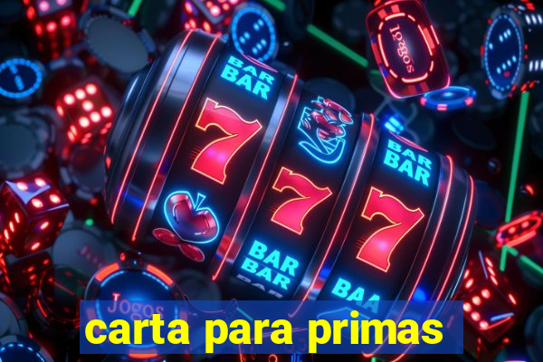 carta para primas