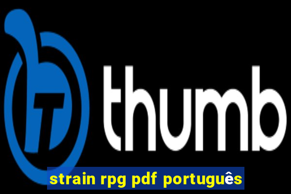 strain rpg pdf português
