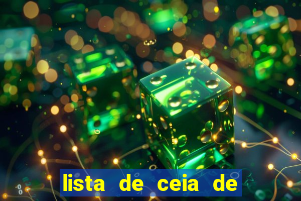 lista de ceia de natal completa