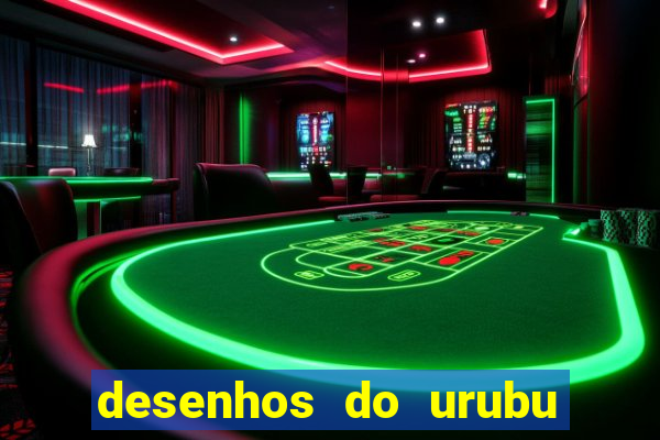 desenhos do urubu do flamengo para colorir
