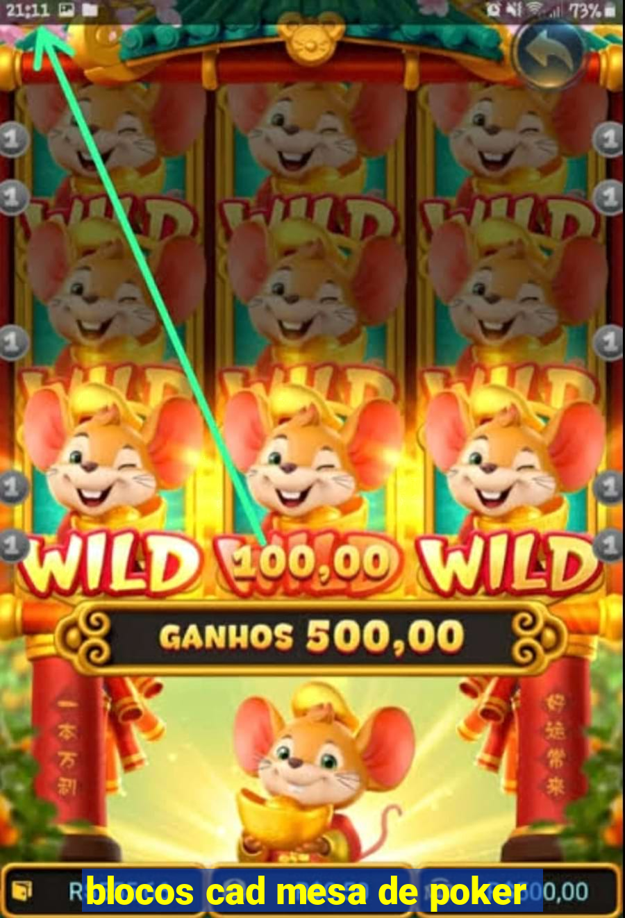 blocos cad mesa de poker
