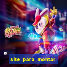 site para montar escalação de time