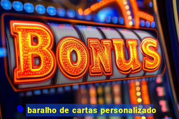 baralho de cartas personalizado