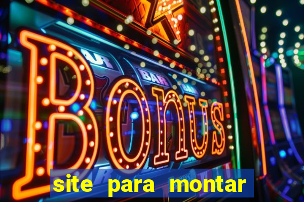 site para montar time de futebol