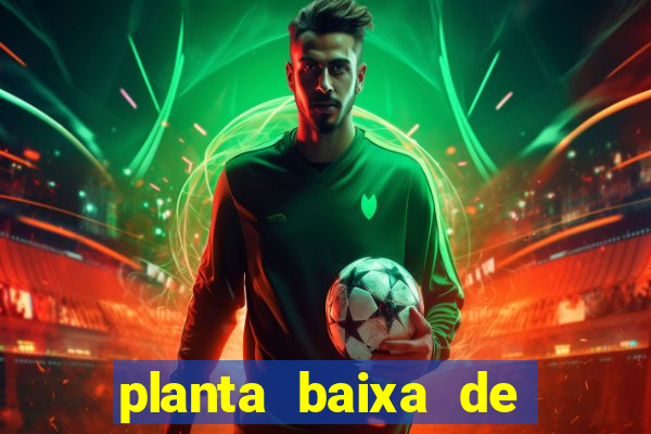 planta baixa de campo de futebol society