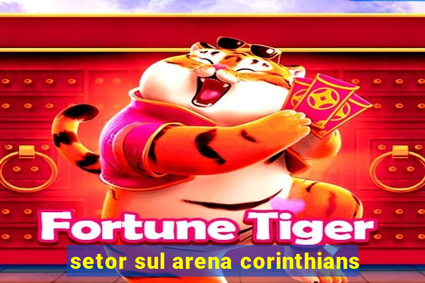 setor sul arena corinthians