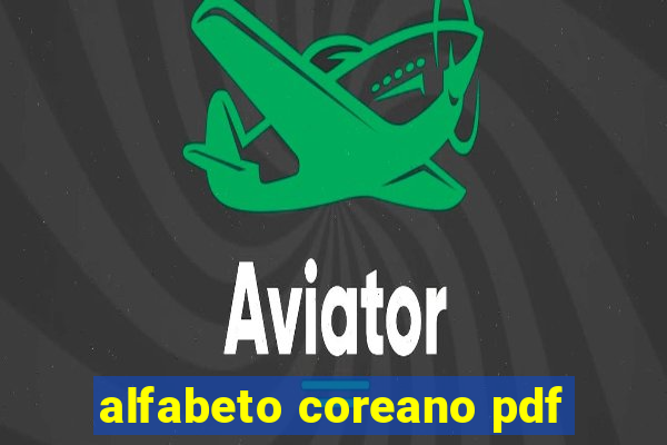 alfabeto coreano pdf