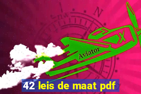 42 leis de maat pdf