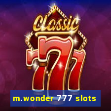 m.wonder 777 slots
