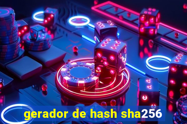 gerador de hash sha256
